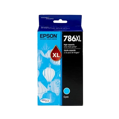 ~Brand New Original Epson T786XL220 High Yield Cyan Ink / Inkjet Cartridge