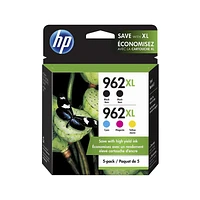 ~Brand New Original HP 6ZA57AN (962XL Set + Black 5 Pack) Black Cyan Magenta Yellow Ink / Inkjet Cartridge Combo Pack