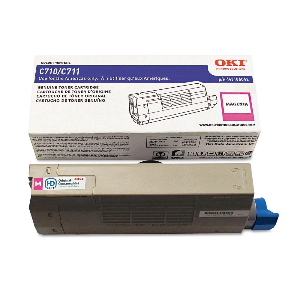 Brand New Original Okidata Magenta Laser Toner Cartridge