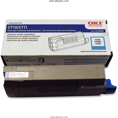 Brand New Original Okidata Cyan Laser Toner Cartridge