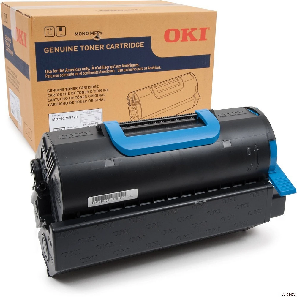 ~Brand New Original Okidata 45460509 Black Laser Toner Cartridge