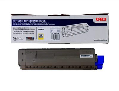 ~Brand New Original Okidata 45862824 Yellow Laser Toner Cartridge