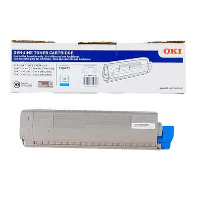 ~Brand New Original Okidata 45862826 Cyan Laser Toner Cartridge