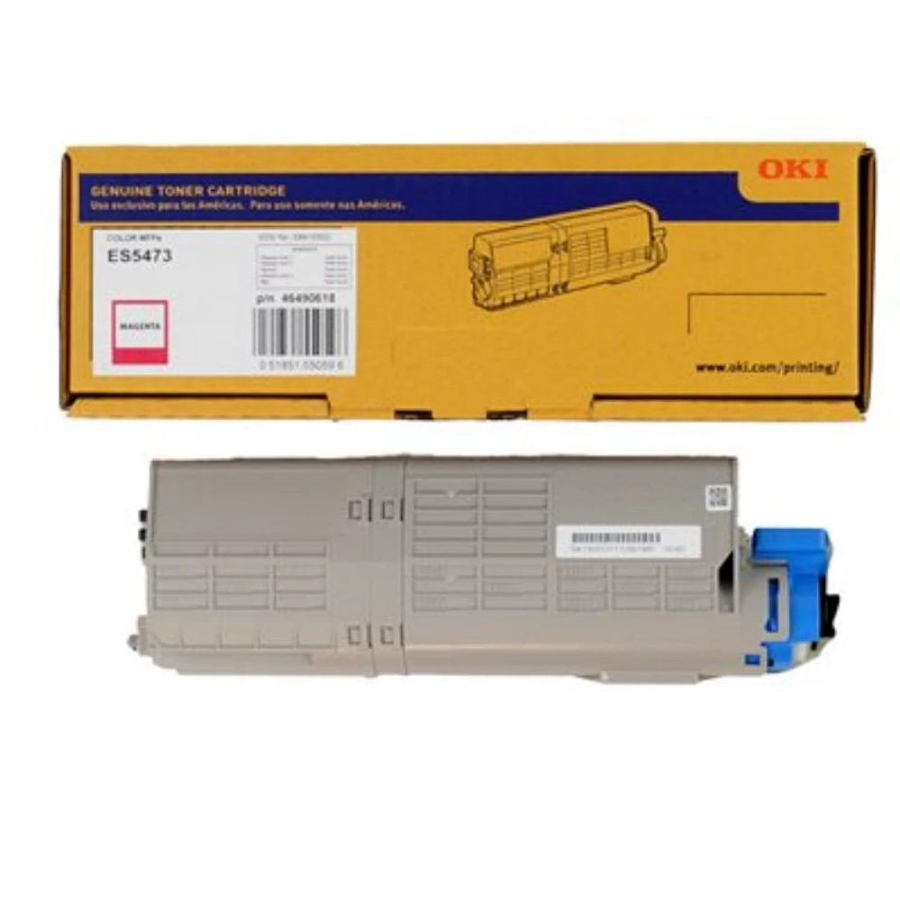 ~Brand New Original Okidata 46490618 Magenta Laser Toner Cartridge