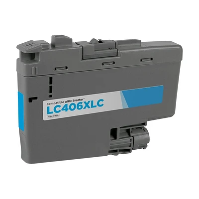 Brother LC406XLC Cyan High Yield Ink / Inkjet Cartridge