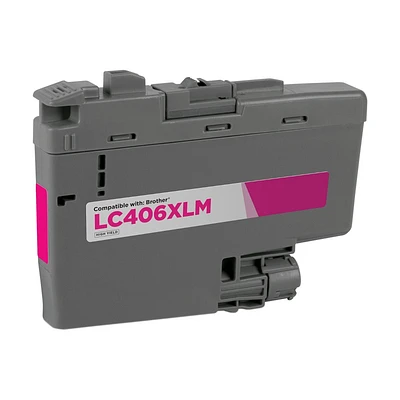 Brother LC406XLM Magenta High Yield Ink / Inkjet Cartridge