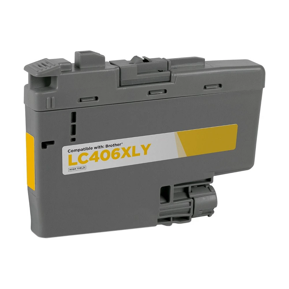 Brother LC406XLY Yellow High Yield Ink / Inkjet Cartridge