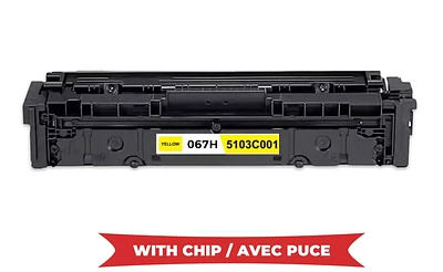 Canon 5103C001 (067H) High Yield Yellow Laser Toner Cartridge