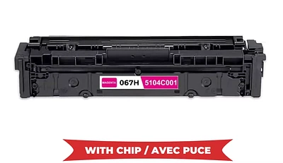 Canon 5104C001 (067H) High Yield Magenta Laser Toner Cartridge