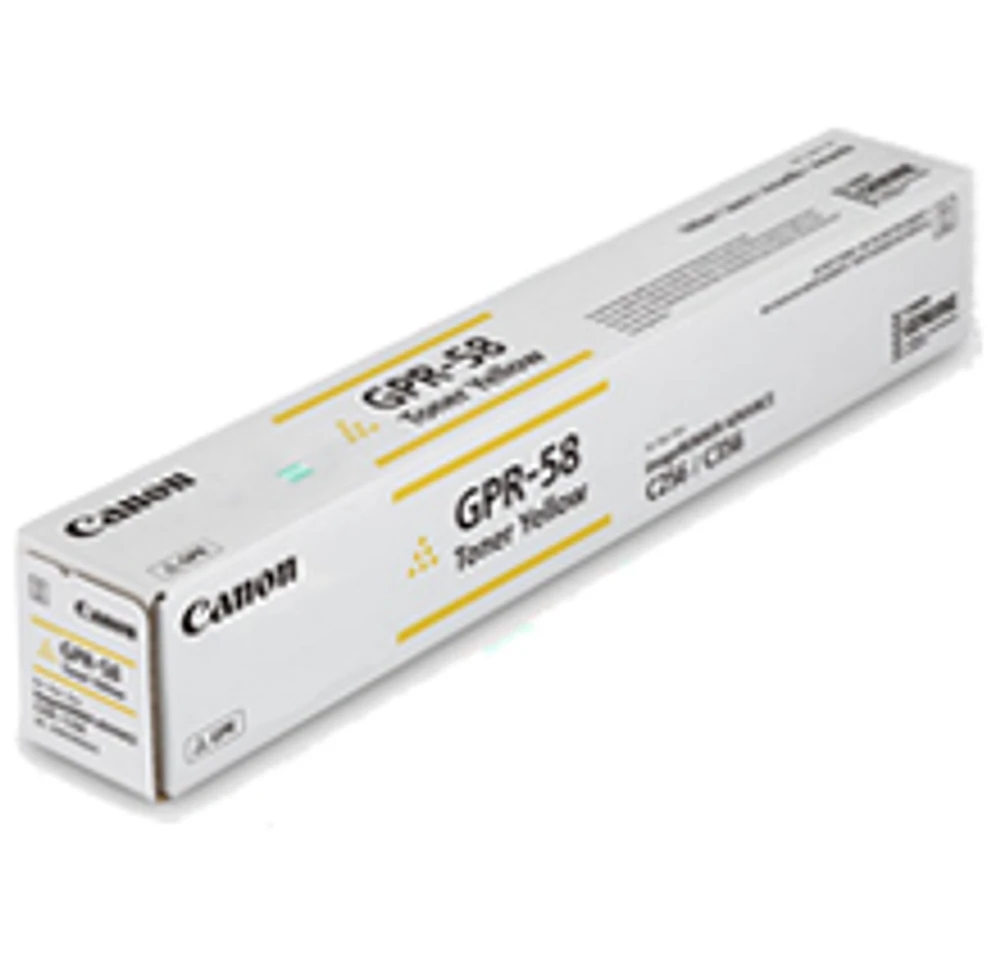 ~Brand New Original Canon 2185C003AA (GPR-58Y) Yellow Laser Toner Cartridge