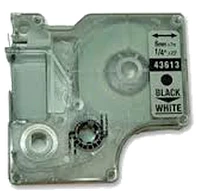 DYMO Label Tape Black on White