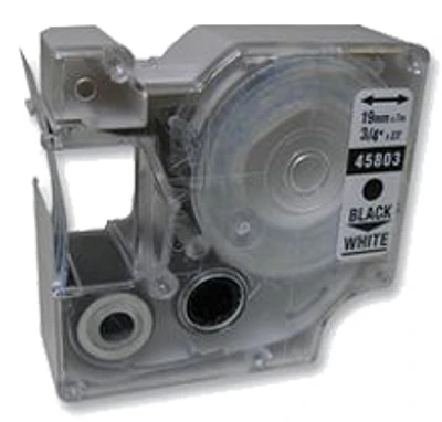 DYMO 45803 Label Tape Black on White