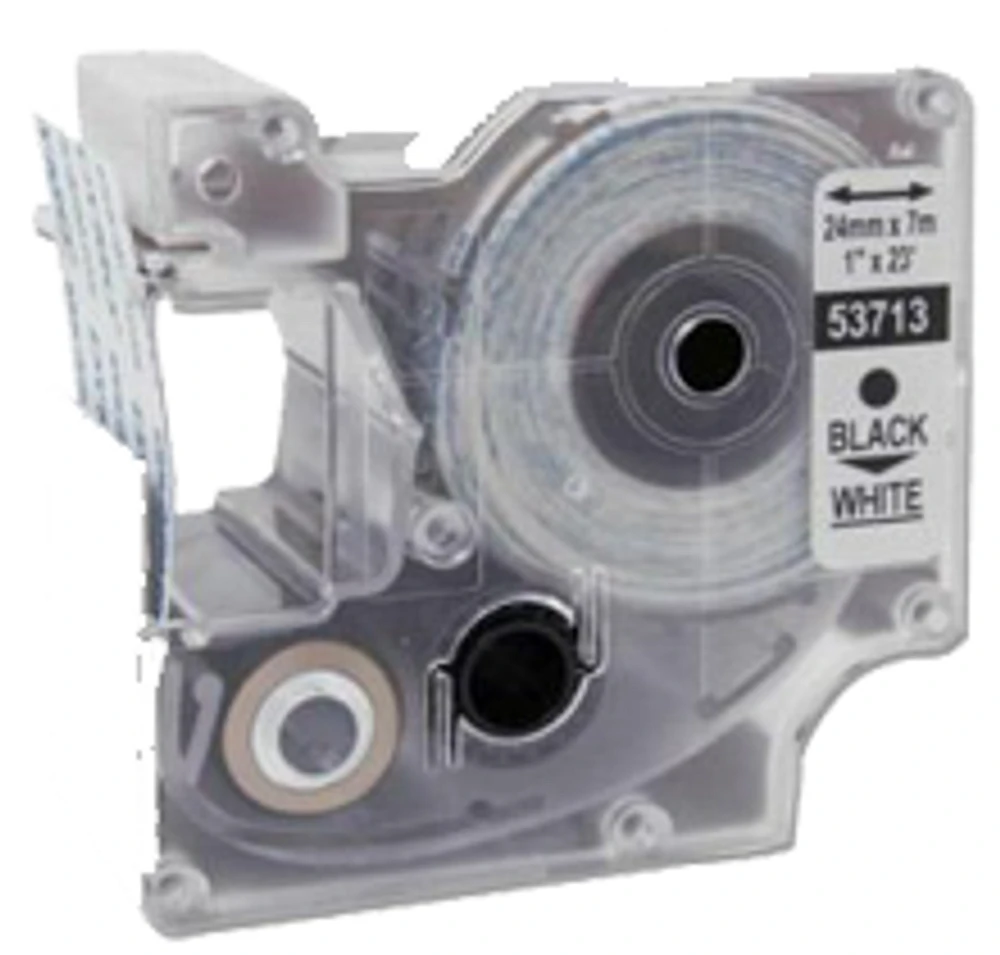DYMO 53713 Label Tape Black on White