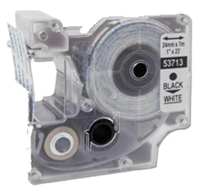 DYMO 53713 Label Tape Black on White