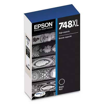 ~Brand New Original Epson T748XL120 Black INK / INKJET Cartridge