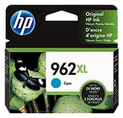 ~Brand New Original HP 3JA00AN (962XL) Cyan INK / INKJET Cartridge