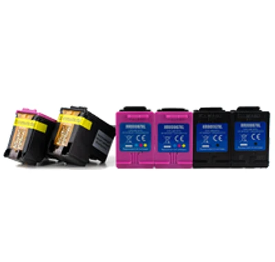 HP DT-67XL Combo Set Eco-Saver Black Tri-Color High Yield INK / INKJET 3PK Combo Pack