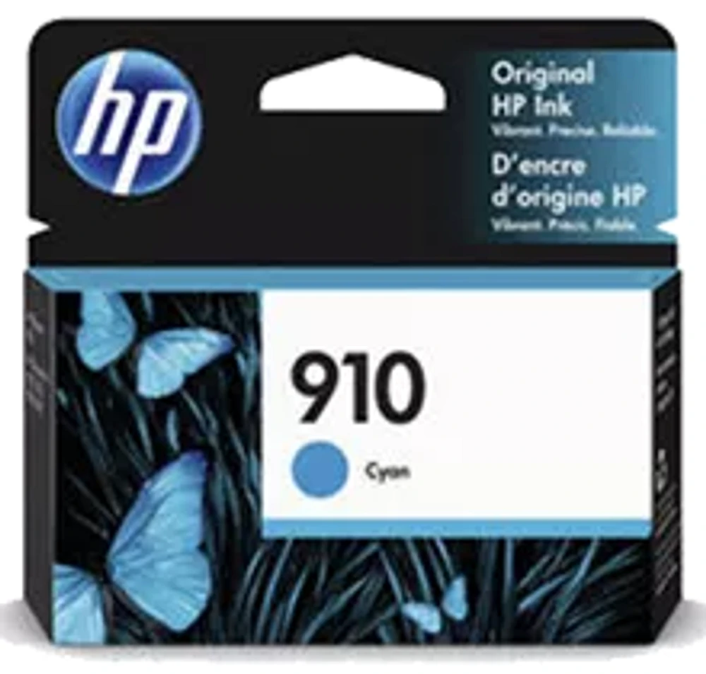 ~Brand New Original HP OEM-3YL58AN (910) Cyan INK / INKJET Cartridge