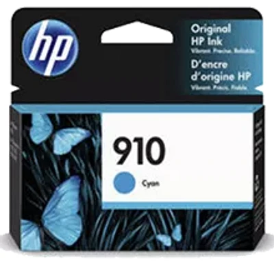 ~Brand New Original HP OEM-3YL58AN (910) Cyan INK / INKJET Cartridge