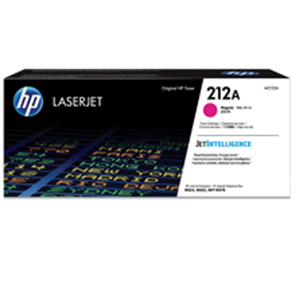 ~Brand New Original HP W2123A (212A) Magenta Laser Toner Cartridge