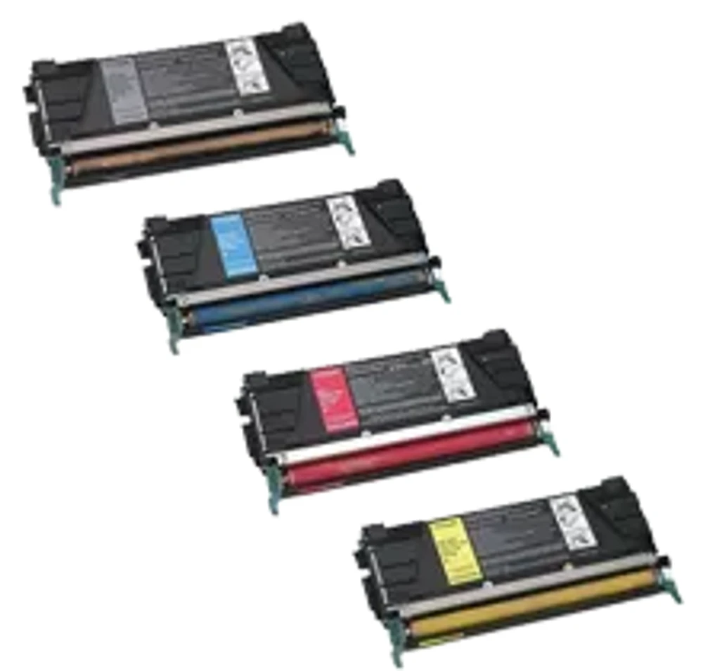 LEXMARK C5242 Laser Toner High Yield SET Black Cyan Magenta Yellow