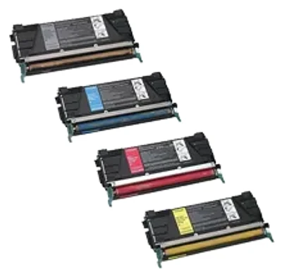 LEXMARK C5242 Laser Toner High Yield SET Black Cyan Magenta Yellow