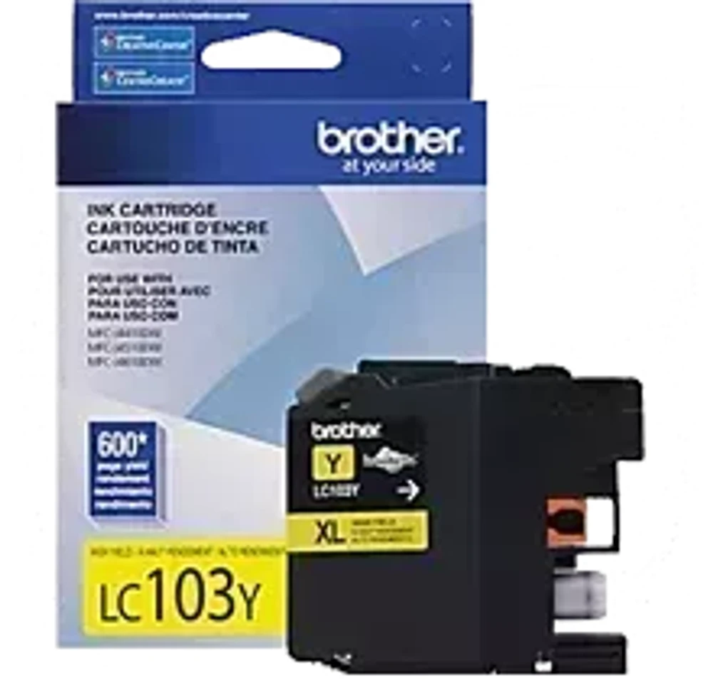 Brand New Original Brother LC-103Y Ink / Inkjet Cartridge High Yield - Yellow