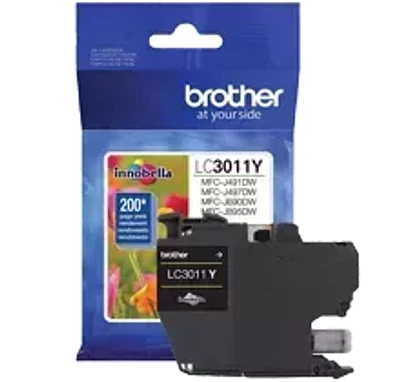 Brand New Original Brother LC-3011Y Ink / Inkjet Cartridge - Yellow