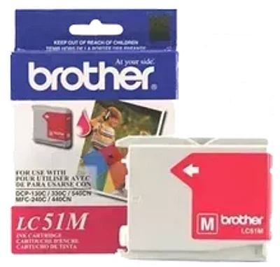 Brand New Original Brother LC-51M Ink / Inkjet Cartridge - Magenta