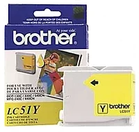 Brand New Original Brother LC-51Y Ink / Inkjet Cartridge - Yellow