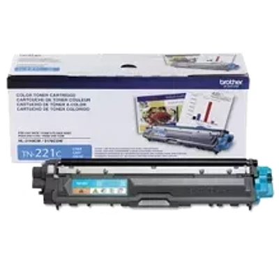 Brand New Original Brother TN-221C Laser Toner Cartridge - Cyan