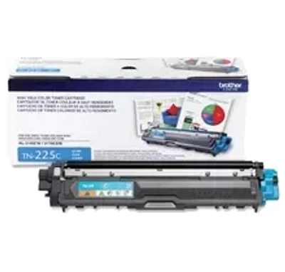 Brand New Original Brother TN-225C Laser Toner Cartridge - High Yield - Cyan