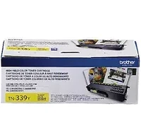 Brand New Original Brother TN-339Y Laser Toner Cartridge - Super High Yield - Yellow