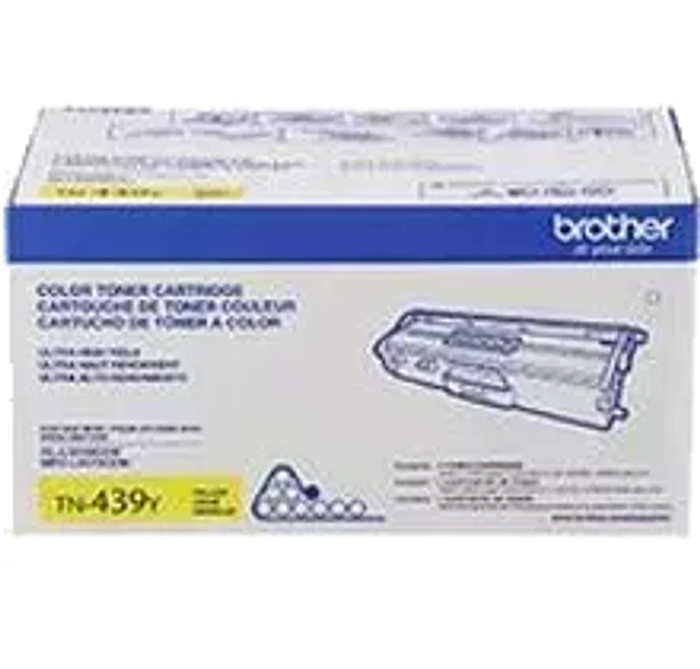 Brand New Original Brother TN-439Y Laser Toner Cartridge - Ultra High Yield - Yellow