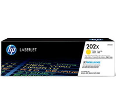 ~Brand New Original HP CF502X (202X) High Yield Laser Toner Cartridge Yellow