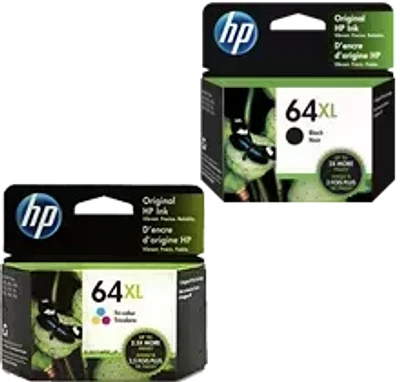 ~Brand New Original HP 64XL Combo Pack INK / INKJET Cartridge Combo High Yield Black Tri-Color