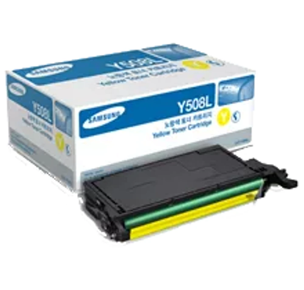 ~Brand New Original SAMSUNG CLT-Y508L High Yield Laser Toner Cartridge Yellow