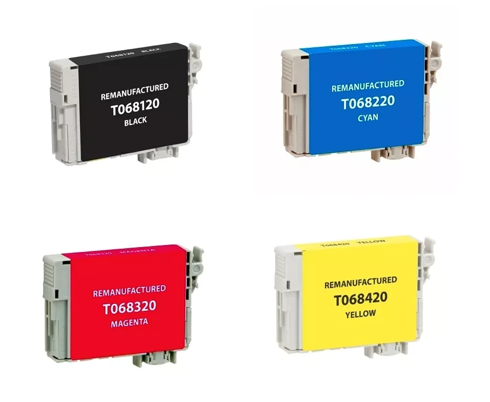 Epson T068 Ink / Inkjet Cartridge Set Black Cyan Magenta Yellow