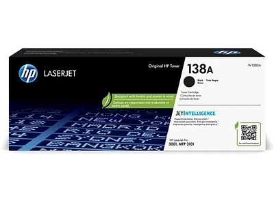 ~Brand New Original HP W1380A (138A) Black Laser Toner Cartridge