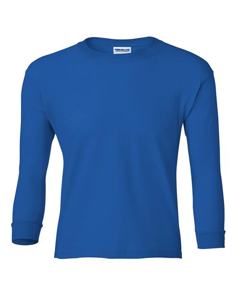 Gildan 2400B Youth Cotton Long Sleeve TShirts