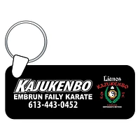 Rectangular Aluminum Keychain