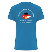 German Language School ATC1000 Ladies TShirt (Sapphire)