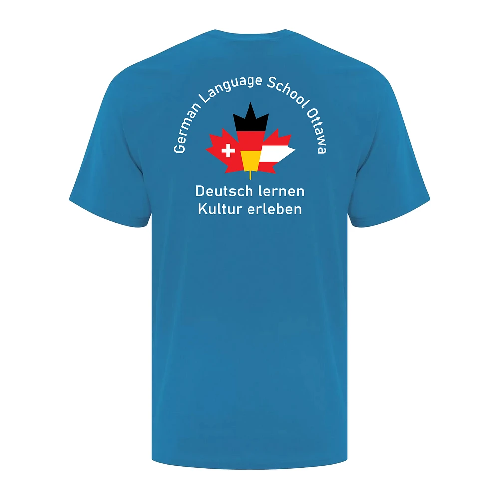 German Language School ATC1000 Unisex TShirt (Sapphire)