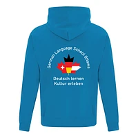 German Language School ATCY2500 Youth Hooded Sweatshirt (Sapphire)