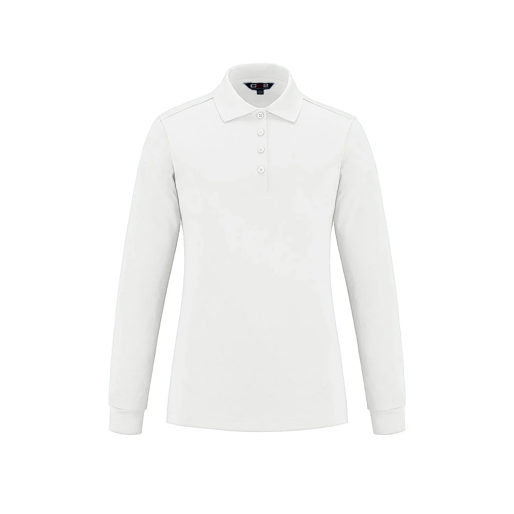 S05738 Birdie Ladies Long Sleeve pique Mesh Polo