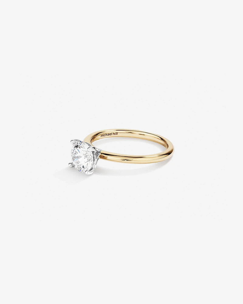 Carat Laboratory-Grown Diamond Ring in 14kt White Gold