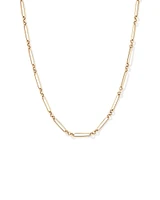 5.00mm Wide Paperclip 3 and 1 Chain in 10kt Yellow Gold