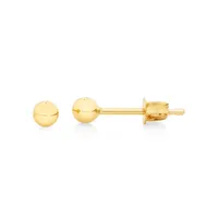 3mm Ball Stud Earrings 10kt Rose Gold