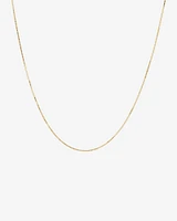 45cm (18") 0.85mm Width Diamond Cut Box Chain in 14kt Yellow Gold