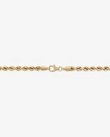 45cm (18") 4mm-4.5mm Rope Chain in 10kt Yellow Gold